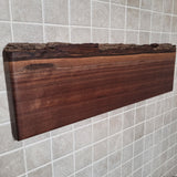 Black Walnut Full Live Edge Magnetic Knife Holder (G)