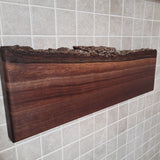 Black Walnut Live Edge Magnetic Knife Holder (B)