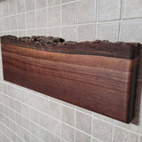 Black Walnut Live Edge Magnetic Knife Holder (B)