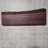 Black Walnut Full Live Edge Magnetic Knife Holder (F)