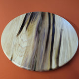 16" Rainbow Poplar Wood Lazy Susan (A)