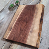 Walnut Live Edge 18"x 12½” Cutting Board (D)
