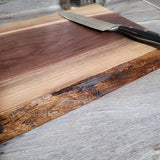 Walnut Live Edge 18"x 12½” Cutting Board (D)