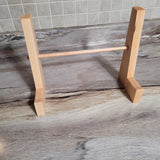Marblewood/Bloodwood End Grain 19" x 13” Cutting Board with Display Stand