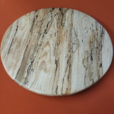 16" Spalted Maple Wood Lazy Susan (B)