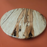 16" Spalted Maple Wood Lazy Susan (B)