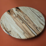 16" Spalted Maple Wood Lazy Susan (B)