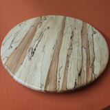 16" Spalted Maple Wood Lazy Susan (C)