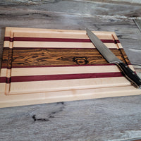 Bocote Wood Highlight 18"x 12" Cutting Board