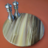 16" Rainbow Poplar Wood Lazy Susan (B)