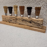 Spalted Maple Bottle Stopper Display Stand