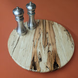 16" Spalted Maple Wood Lazy Susan (B)
