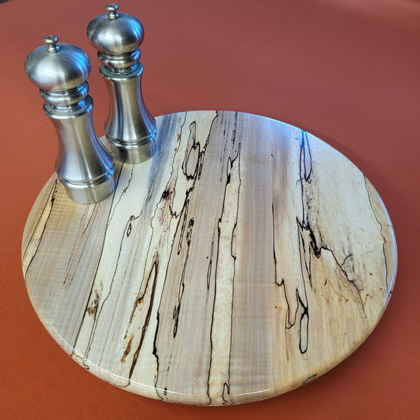 16" Spalted Maple wood Lazy Susan