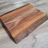Walnut Live Edge 13" x 11" Charcuterie Board  w/Stand (D)