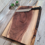 Walnut Live Edge 18"x 12½” Cutting Board (A)