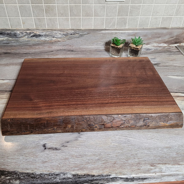 Walnut Live Edge Cutting Board