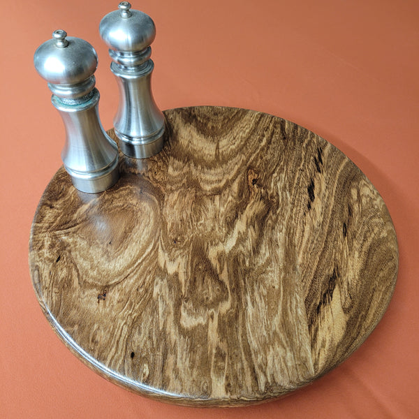 16" Zebreli Wood Lazy Susan (B)