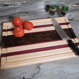 Ziricote Wood Highlight 18" x 12" Cutting Board