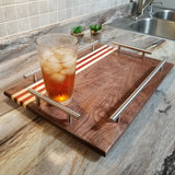 Cleveland Browns Themed 18" x 12" Wood Serving Tray