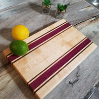 Purpleheart Wood Charcuterie Board