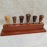 Leopardwood Bottle Stopper Display Stand