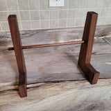 Walnut Wood Cutting Board Display Stand ( Adjustable )