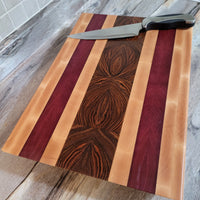 Walnut, Holly, & Padauk Wood 18 x 12 Cutting Board – LLB WoodWorx