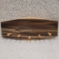 Rainbow Poplar Wood Key Rack