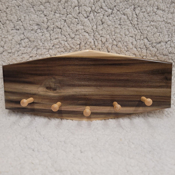 Rainbow Poplar Wood Key Rack