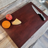 Sapele Wood Large 24" x 16" End Grain Cutting Board