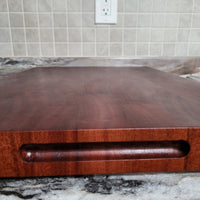 Sapele Wood End Grain Large 24"x16" Cutting Board