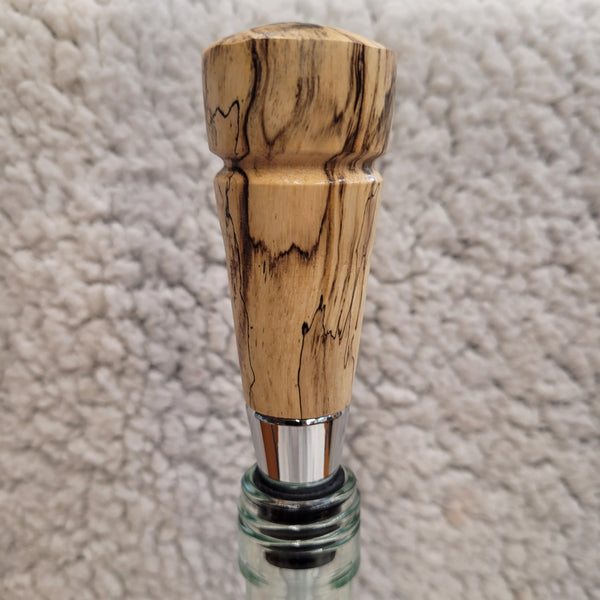 Spalted Tamarind Wood Bottle Stopper