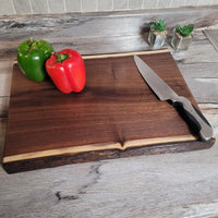 Walnut Live Edge Cutting Board